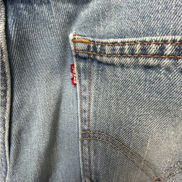 Levi’s Mens Light Wash Straight Fit 505 Jeans, Blue, size W38xL29 - Picture 9 of 16